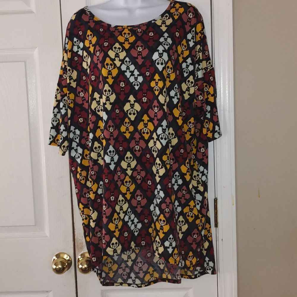 Lularoe  Disney Collection Perfect T  Mickey Mouse top  Sz XL